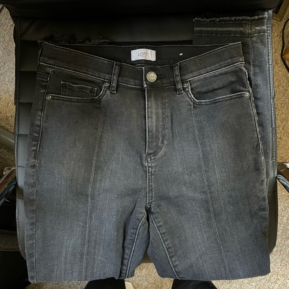 Loft high rise skinny jeans size: 4